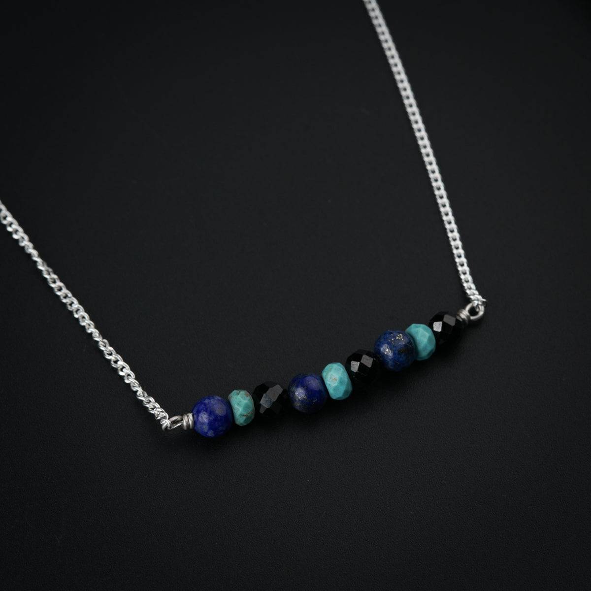 Silver Chain Evil Eye Anklet