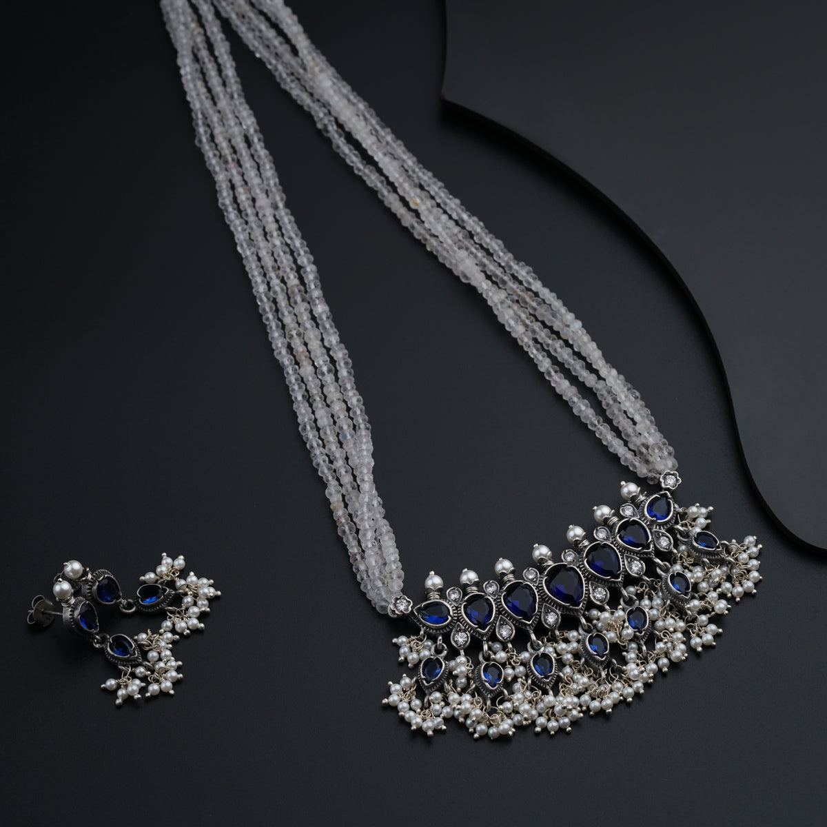 Classic Tanmani Set with Crystals