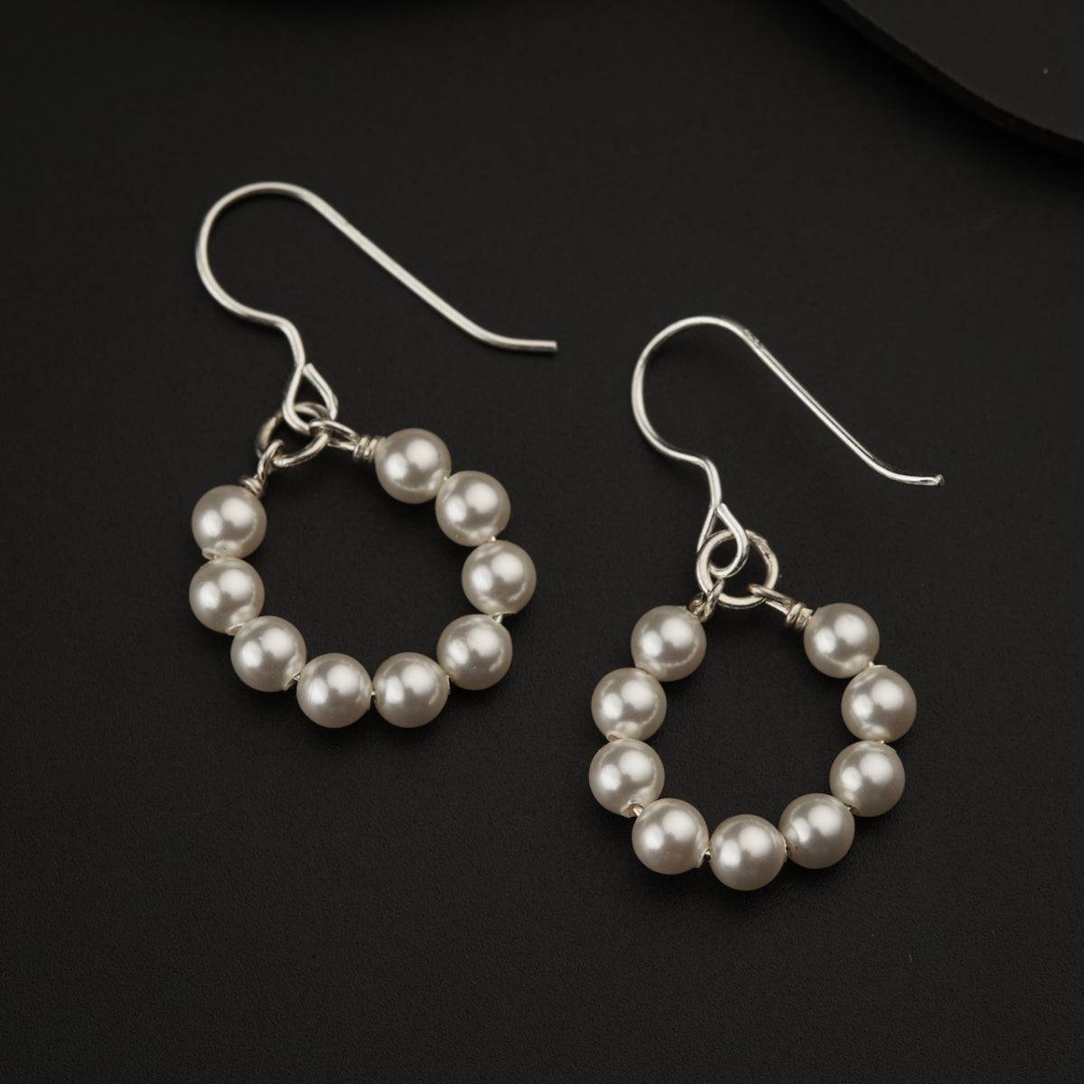 Silver Earring with Pearls