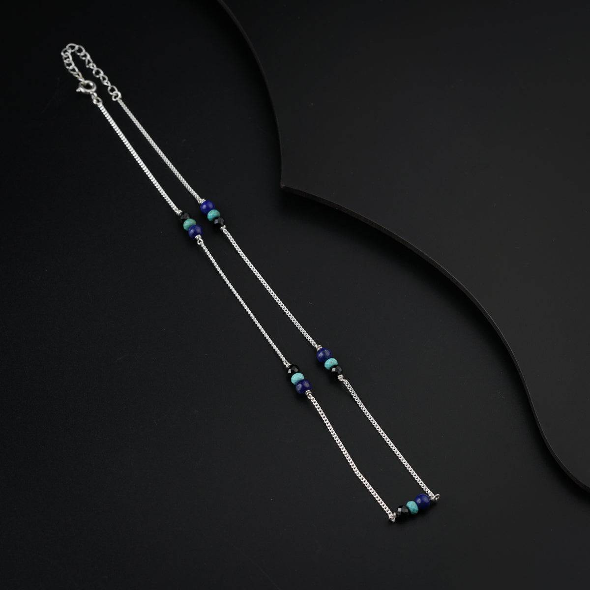 Silver Chain Necklace (Evil Eye)