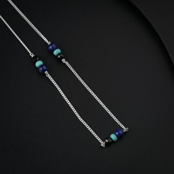 Silver Chain Necklace (Evil Eye)