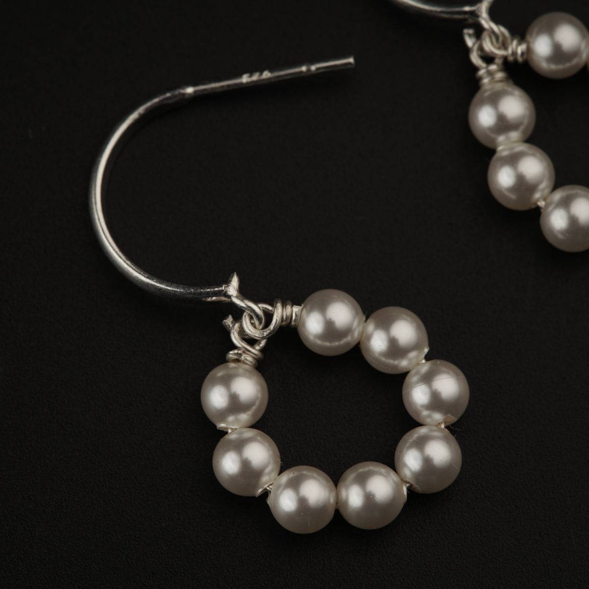 Silver Pearl Earrings