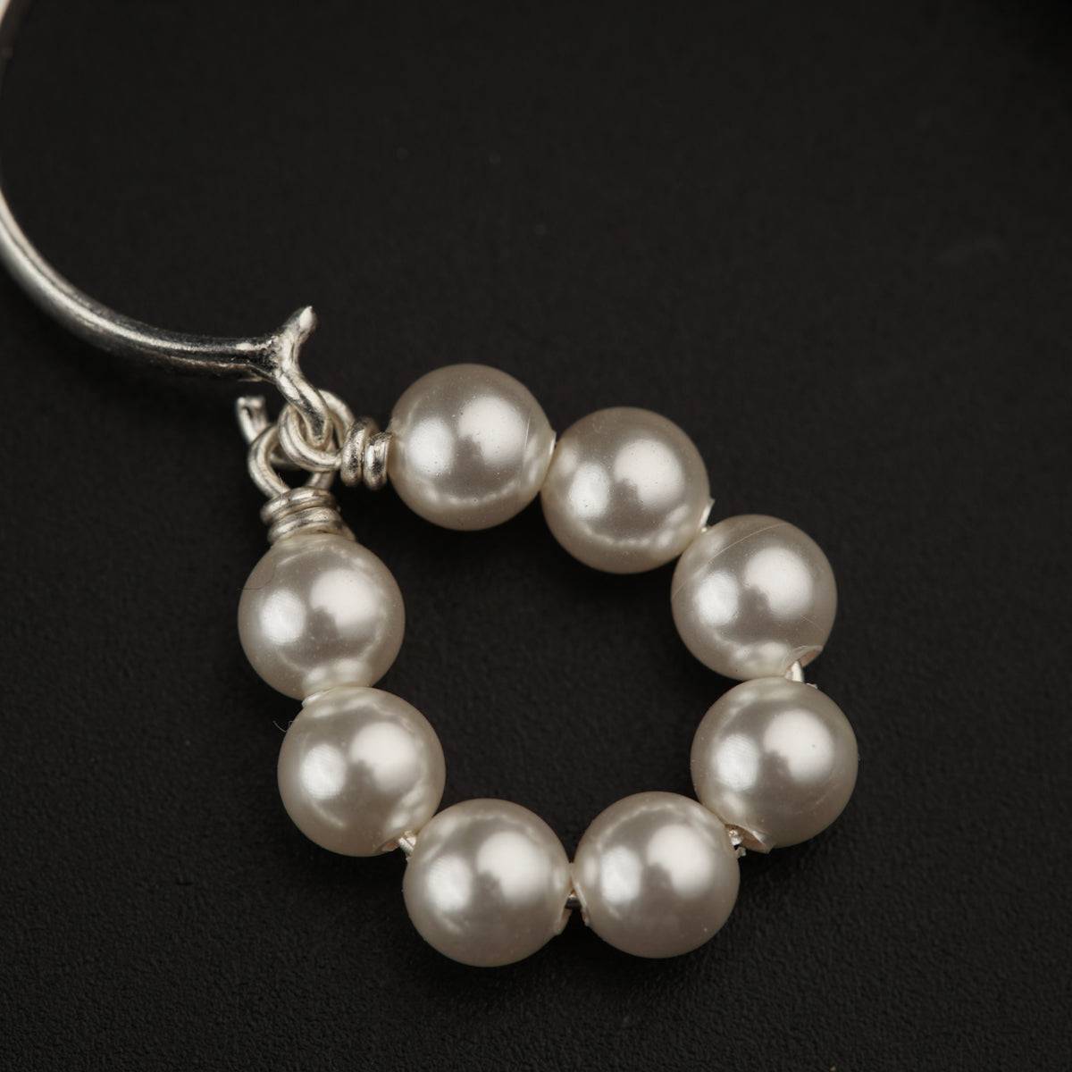 Silver Pearl Earrings