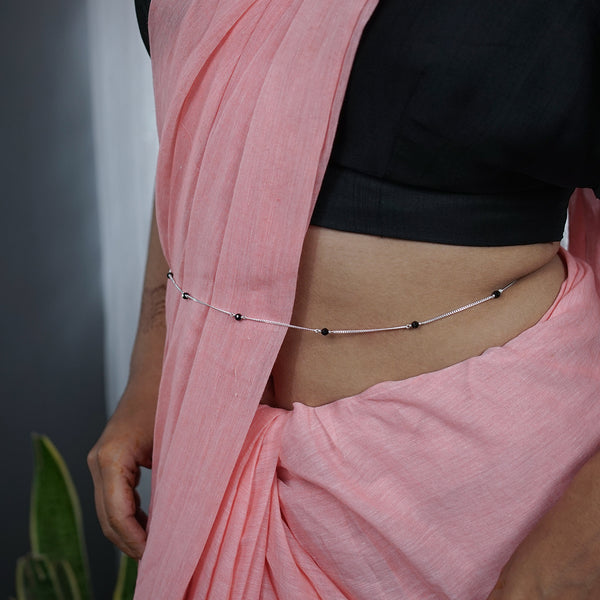 Waist chain / Kamar bandh with Black spinel