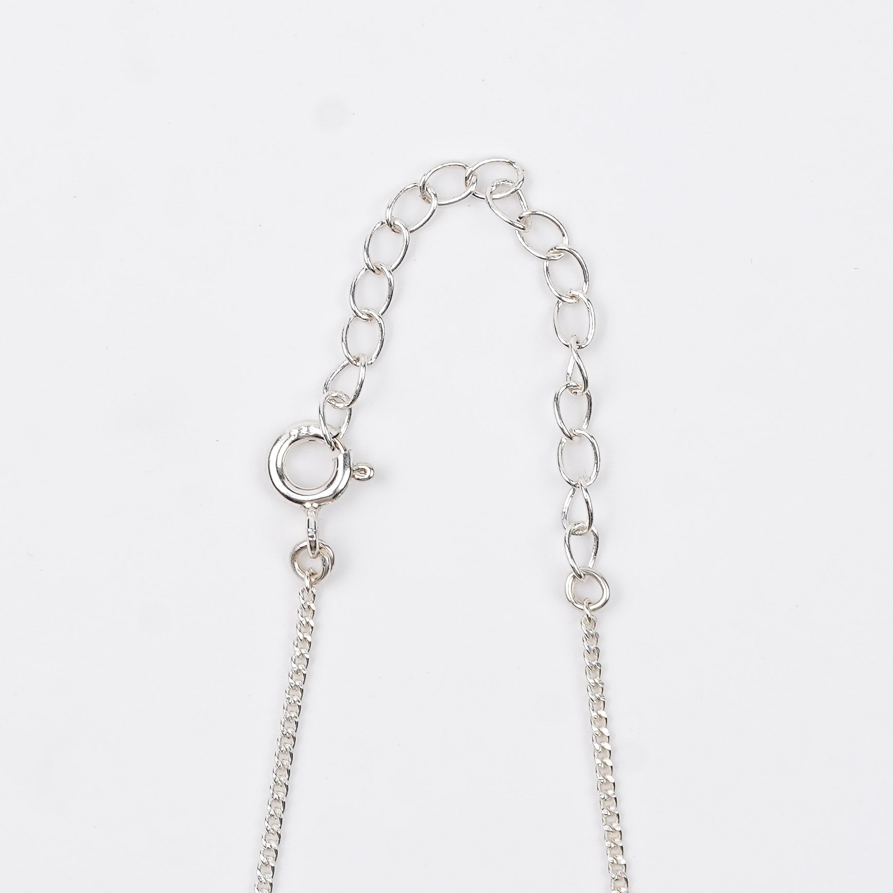 Moha Maya Shiny Silver Beads Necklace with Pearls