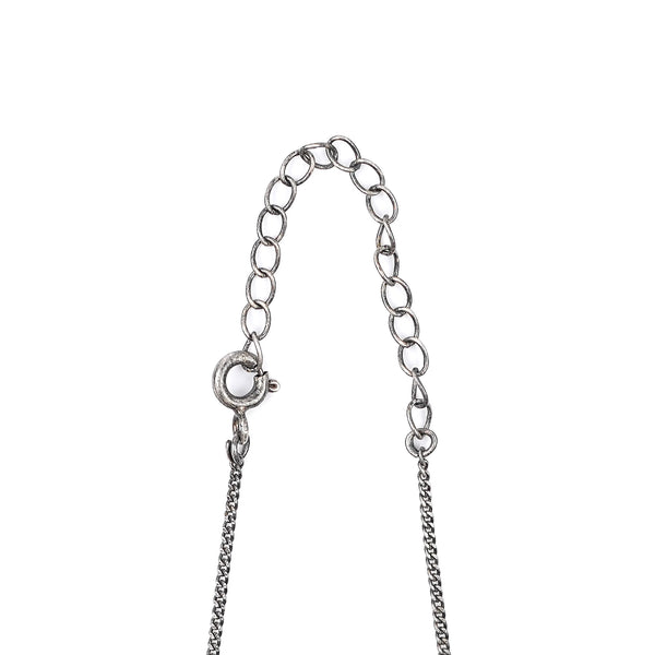 Moha Maya Oxidized Silver Beads Necklace with Pearls