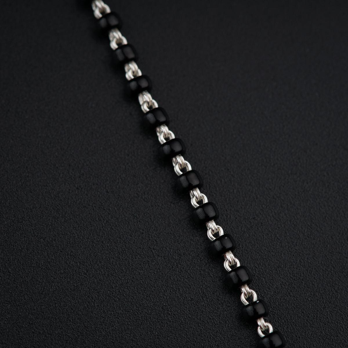 Handmade Silver Evil Eye mangalsutra