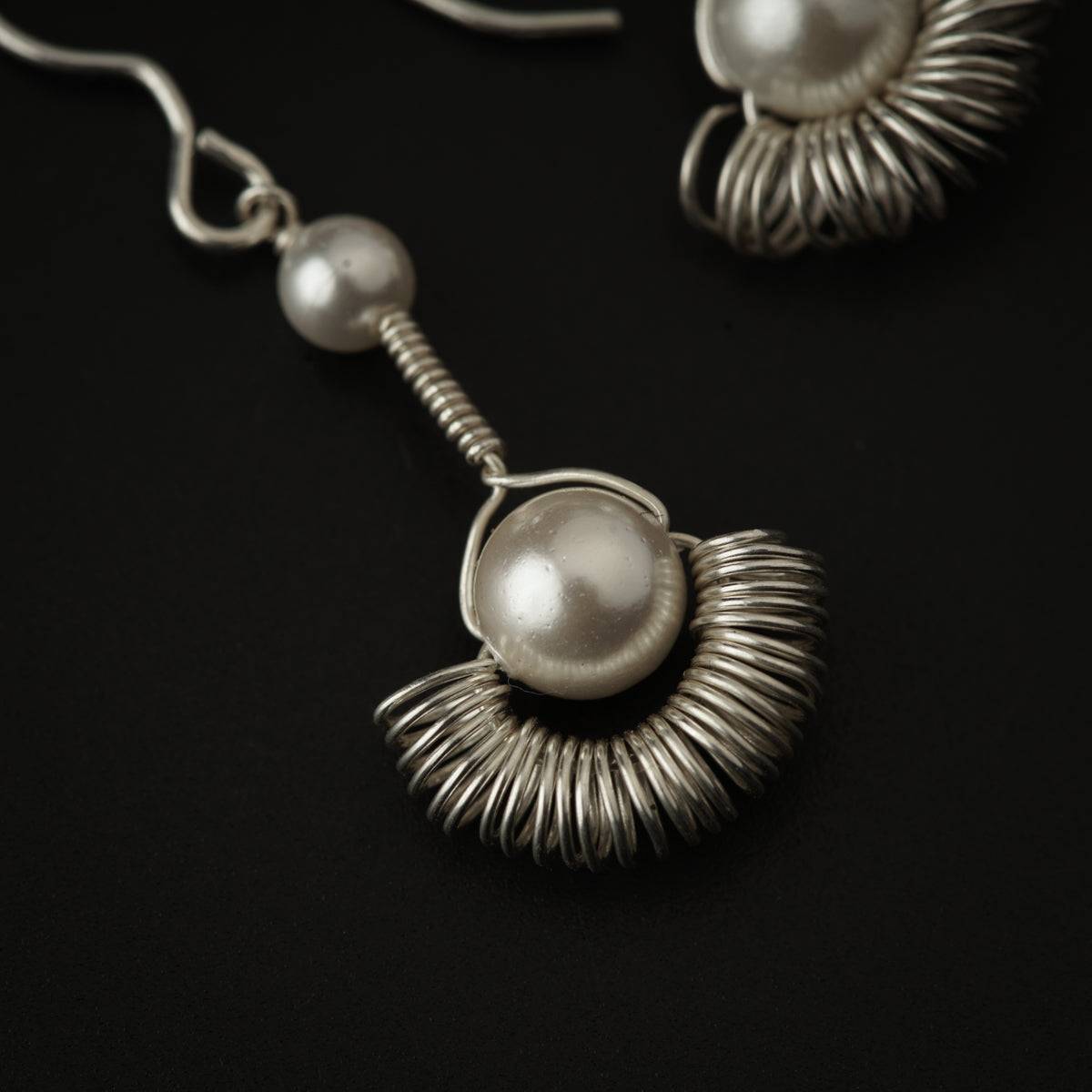 Pearl Silver Elegance Earring
