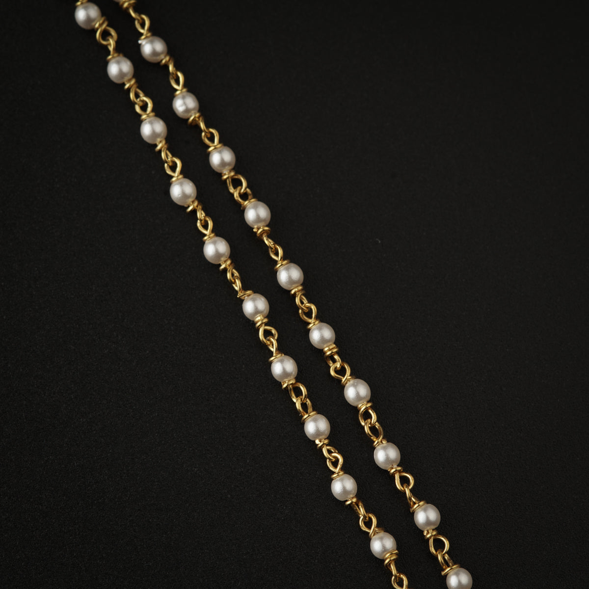 Garnet Mundavali | 92.5 Silver | 22K Gold Plated