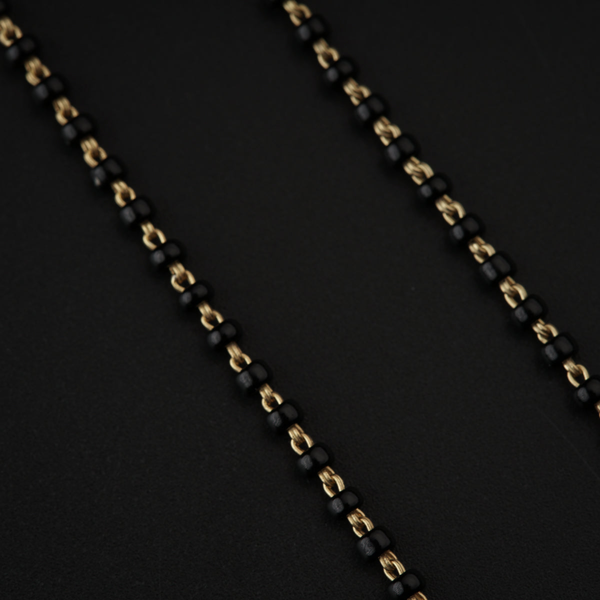 Saraswati Mangalsutra ( Motif size : Small ) | 92.5 Silver | 22K Gold Plated
