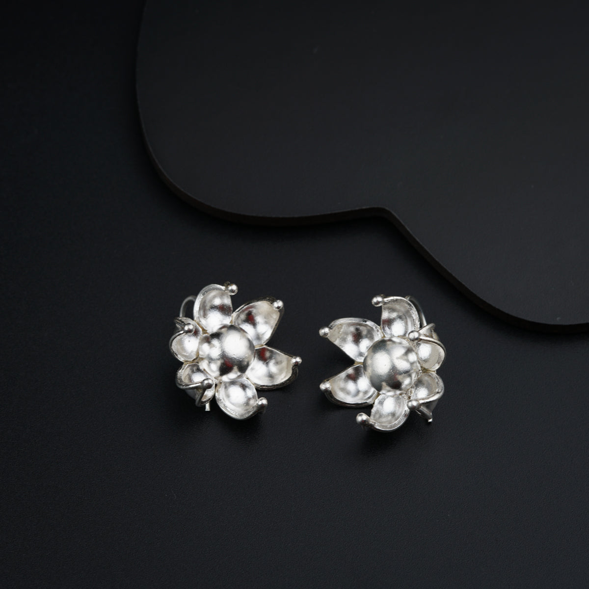 3D Lotus Earings