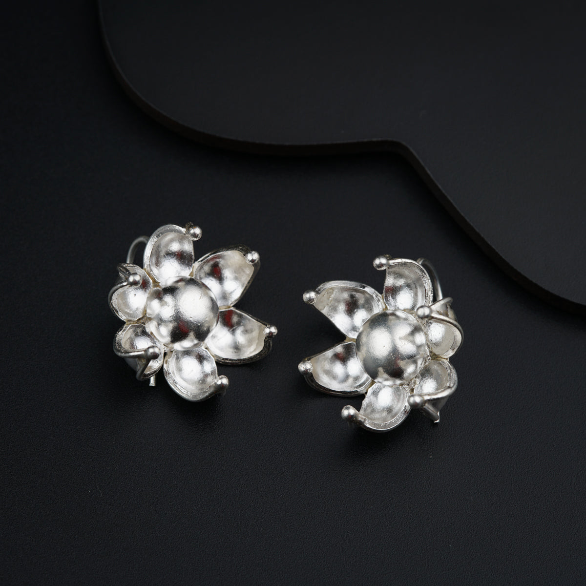3D Lotus Earings