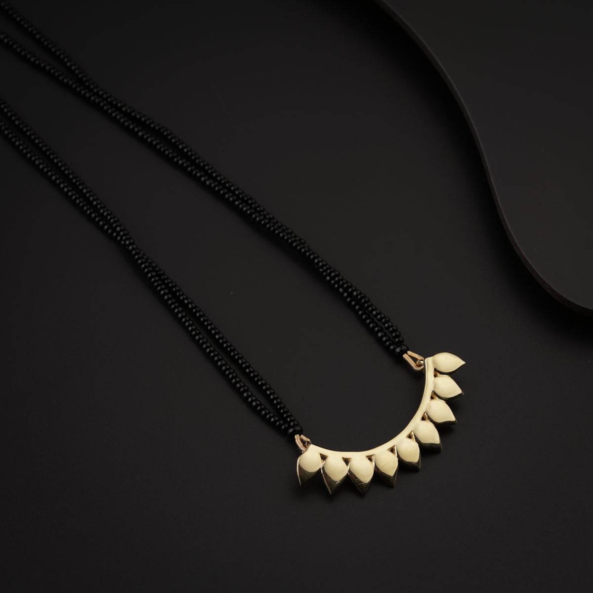 Petal Mangalsutra Gold Plated