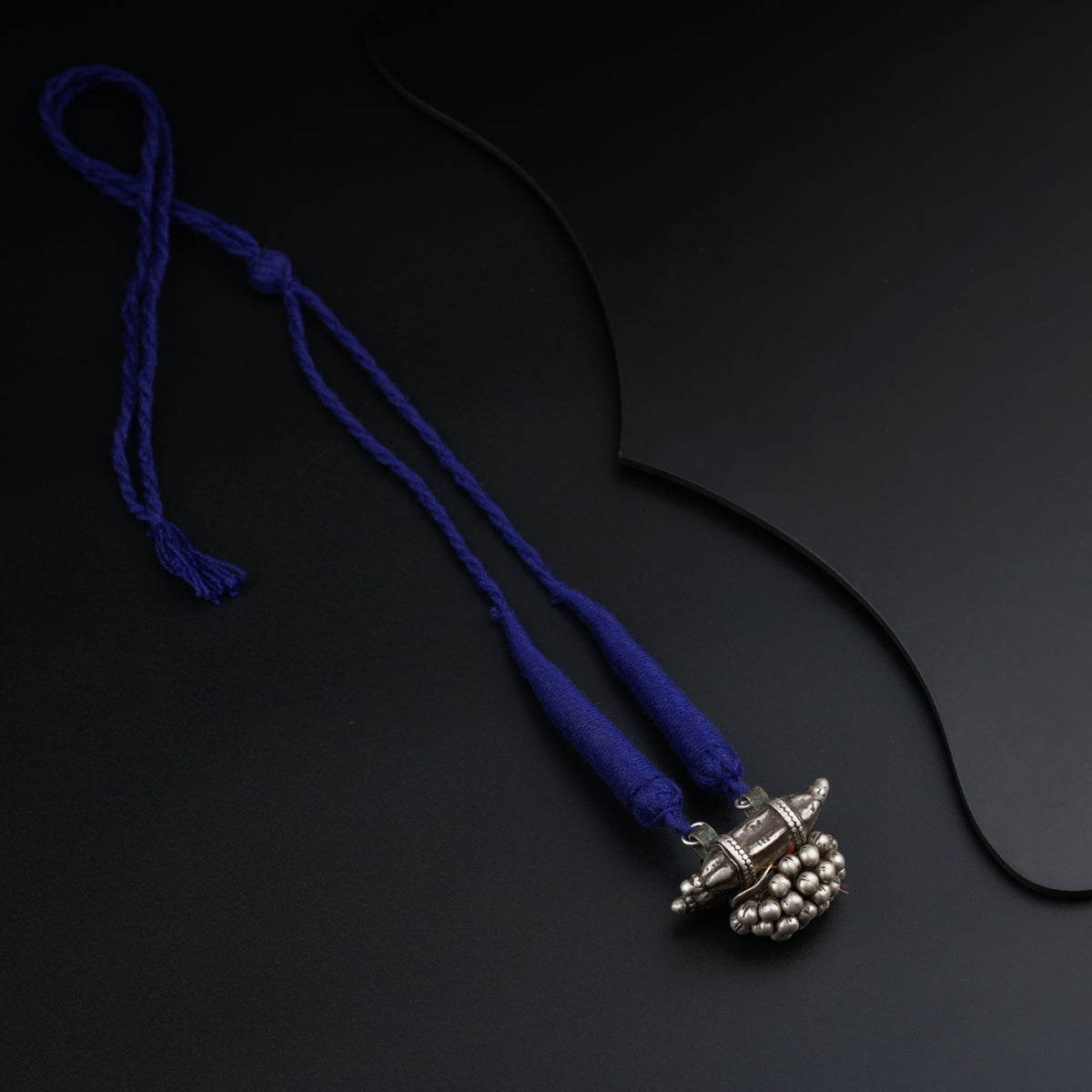 Antique Silver Motif Necklace