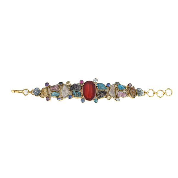 Brass Fashion Bracelet front view featuring a stylish design and premium brass finish