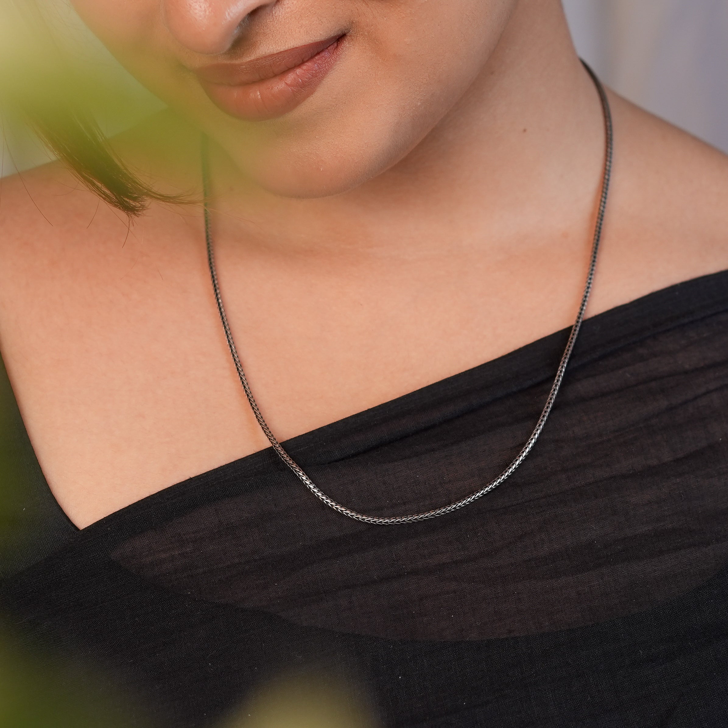 Silver Unisex Snake Chain – 20 Inch