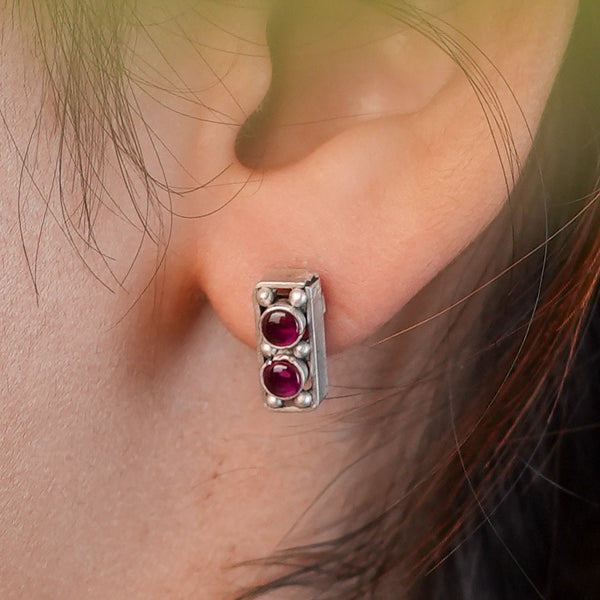 Silver Chinchpeti with Kempu Stones & Pearls – Big (Made to Order)