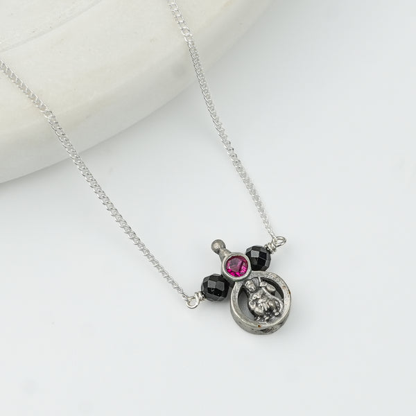 Oxidised Silver Taali Mangalsutra