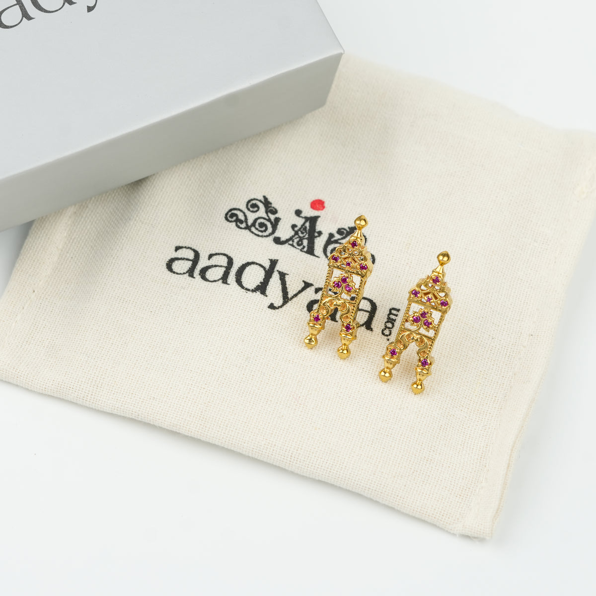Taali Mangalsutra Earrings | 22K Gold-Plated