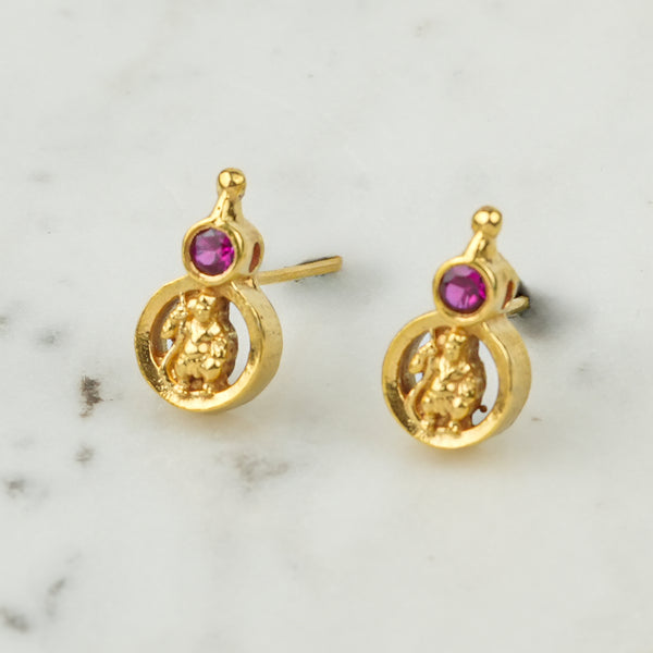 Taali Mangalsutra Earrings | 22K Gold-Plated