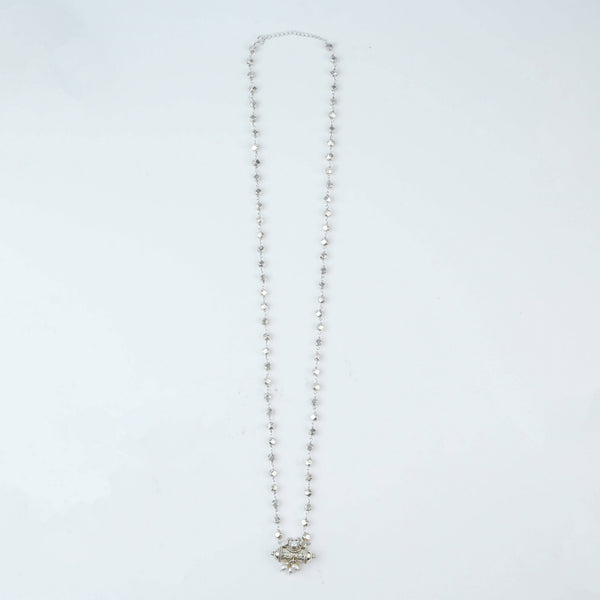 Flat-lay of Ashtapailu Necklace with Tait Pendant with traditional jewellery and elegant festive accessories