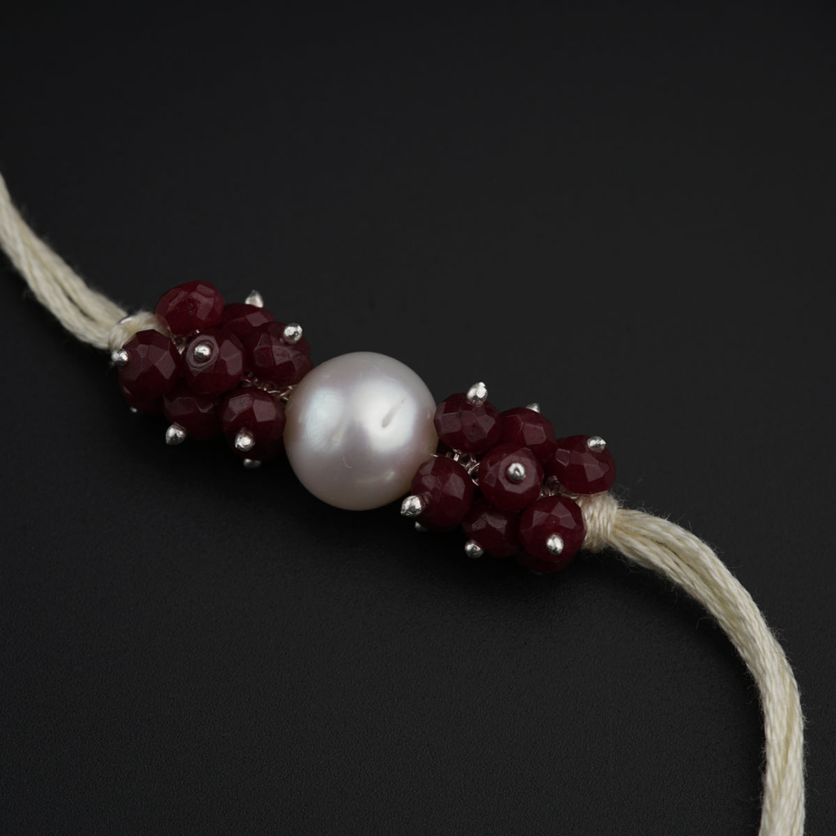 Handmade Garnet Rakhi