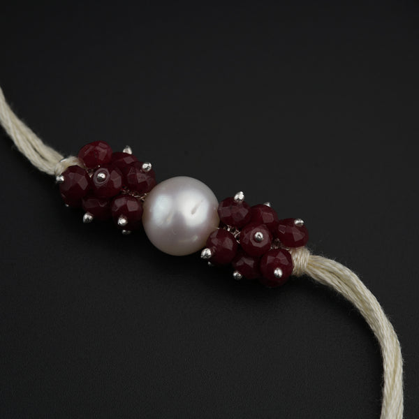 Handmade Garnet Rakhi