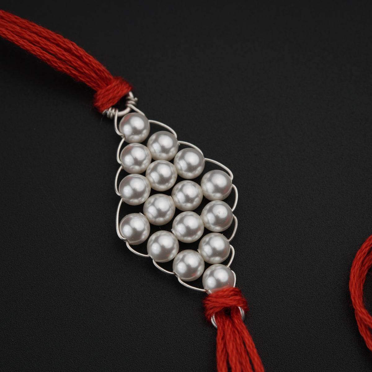 Handmade Pearl Rakhi