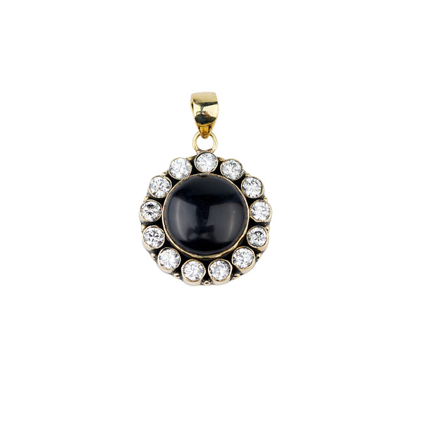 Brass Fashion Pendant & Earrings Set without Chain