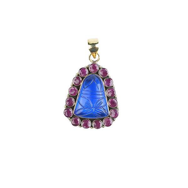 Brass Fashion Pendant & Earrings Set without Chain