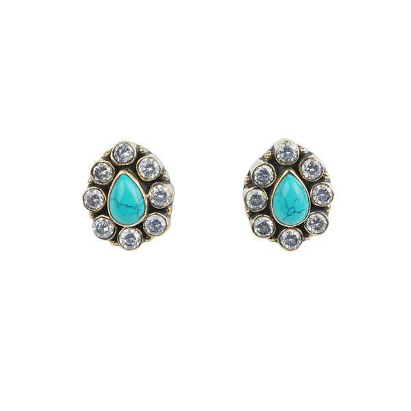 Brass Fashion Pendant & Earrings Set without Chain