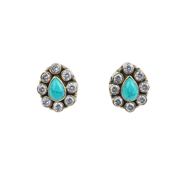 Brass Fashion Pendant & Earrings Set without Chain