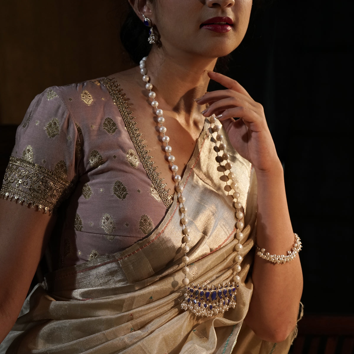 Classic Lapis Lazuli Tanmani Set