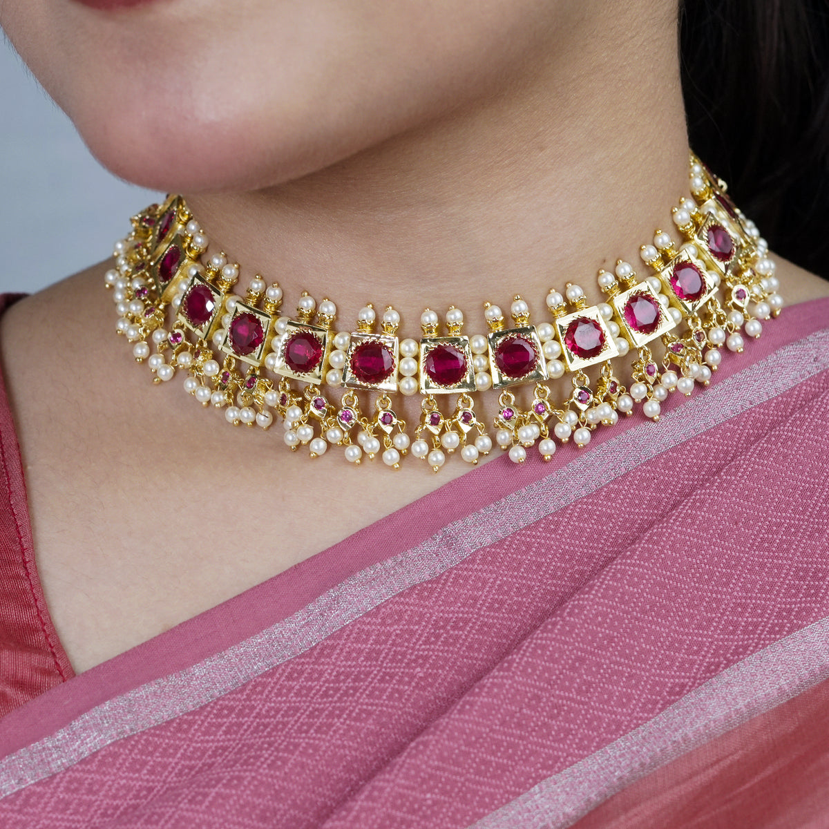 22K Gold Plated Fashion Chinchpeti