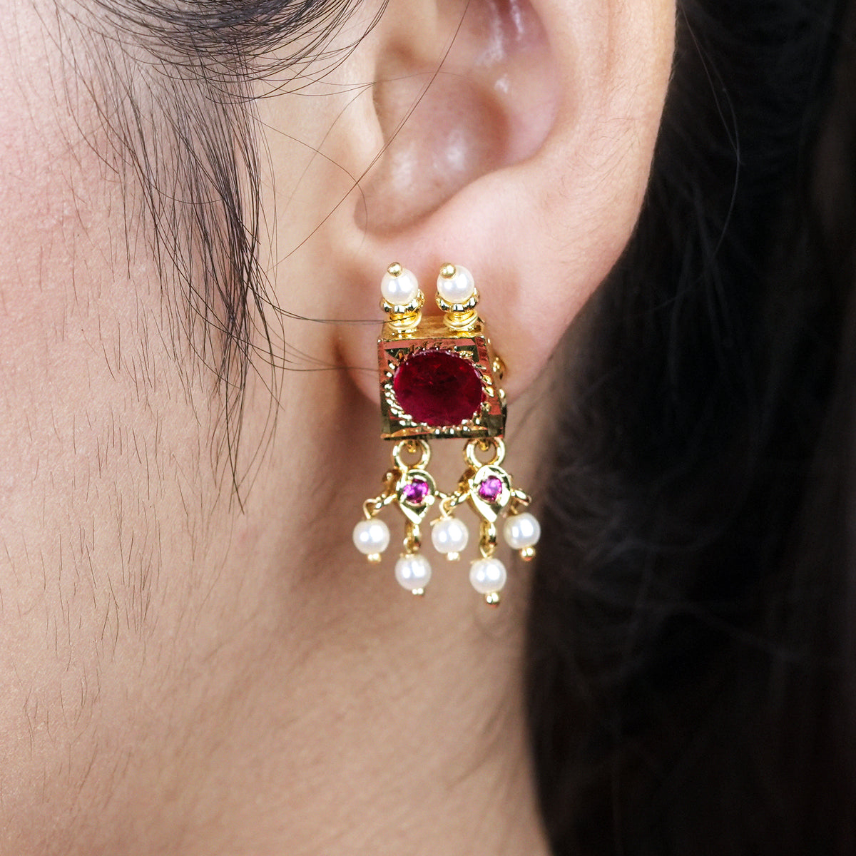 22K Gold Plated Fashion Chinchpeti