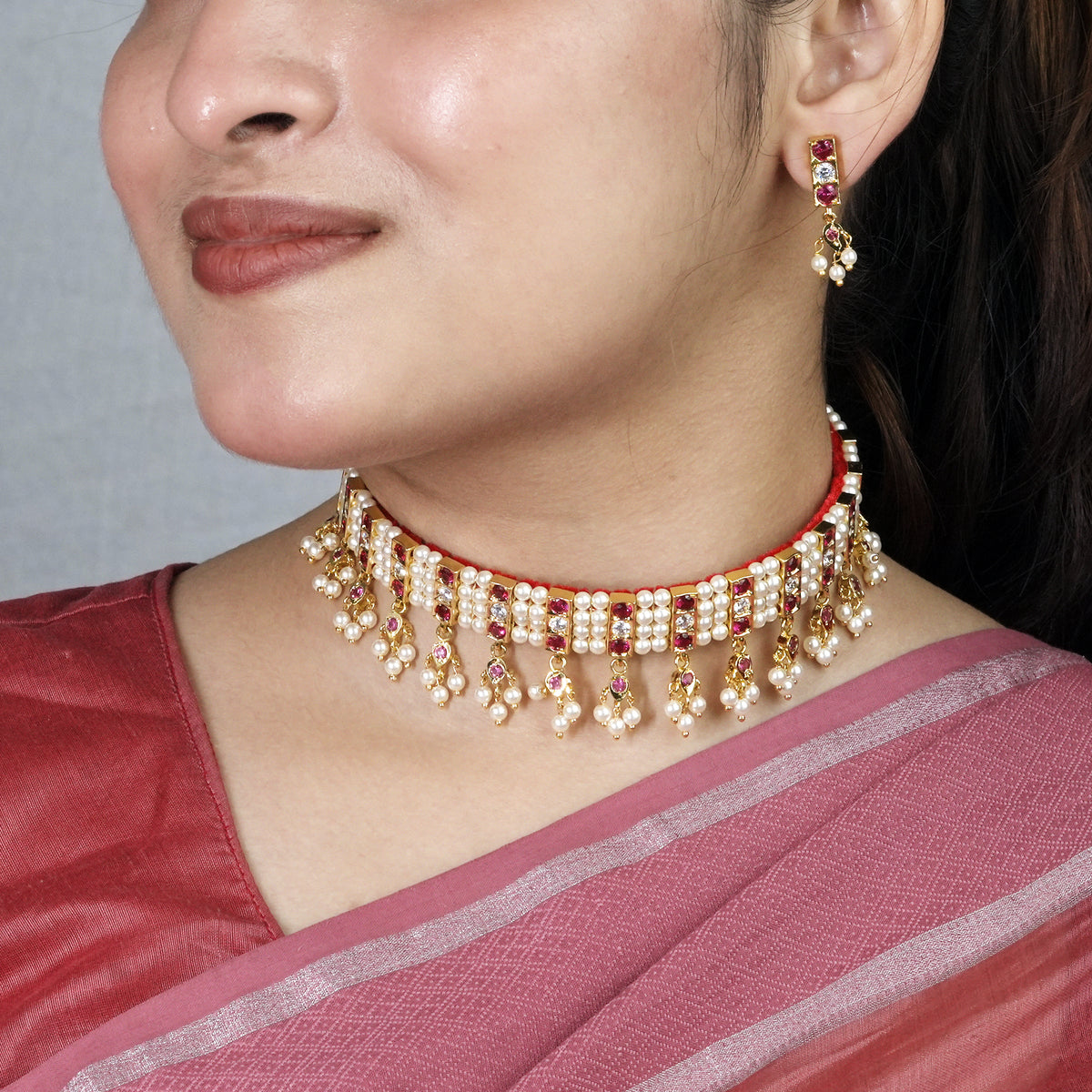 22K Gold Plated Fashion Chinchpeti