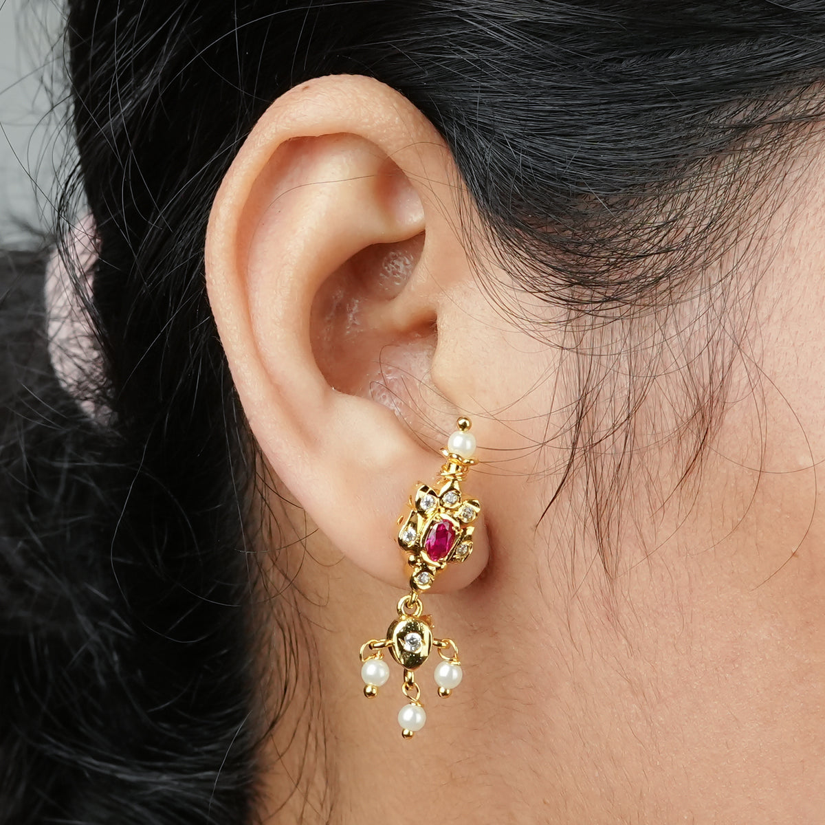 22K Gold Plated Fashion Chinchpeti