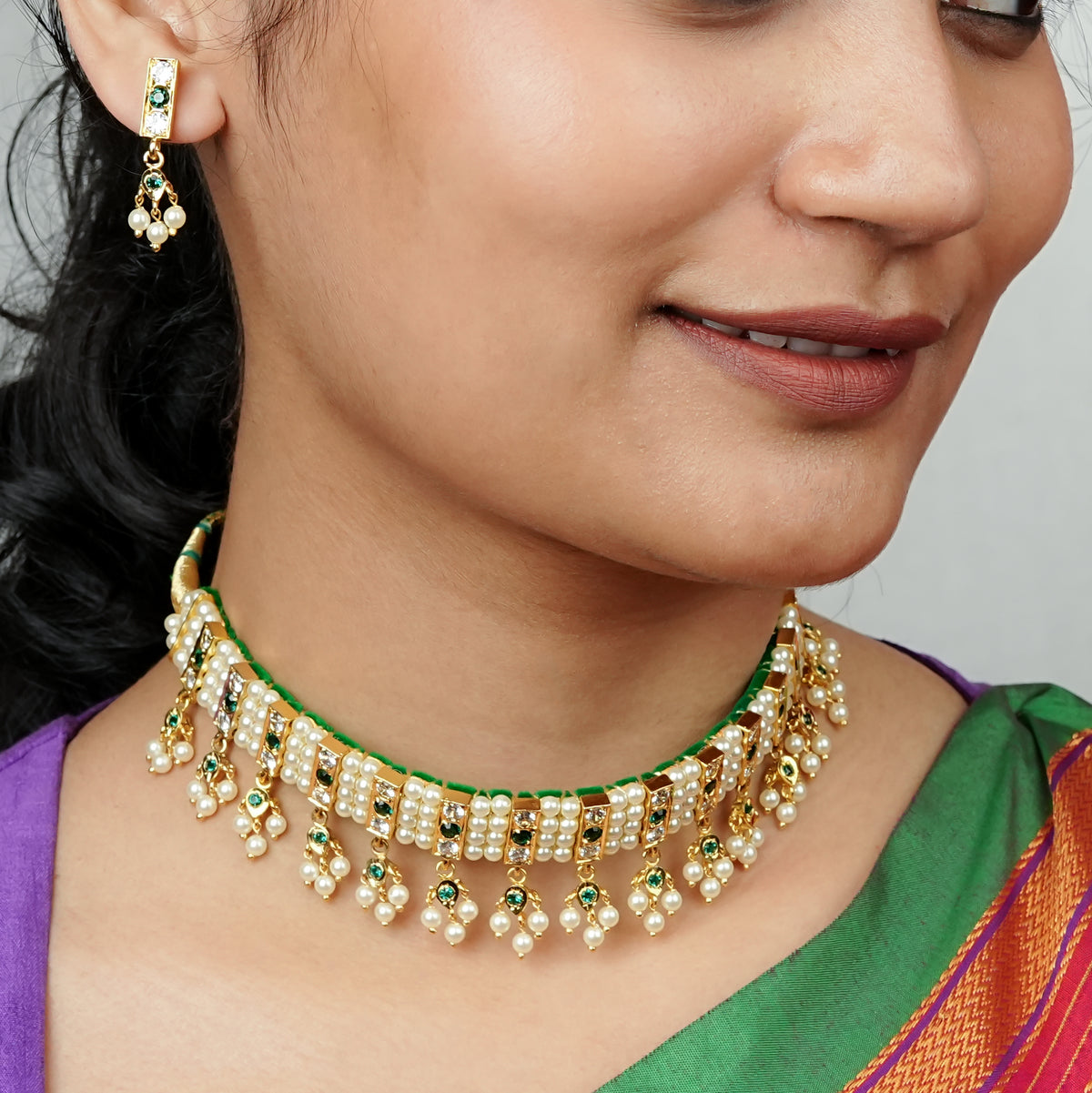 22K Gold Plated Fashion Chinchpeti