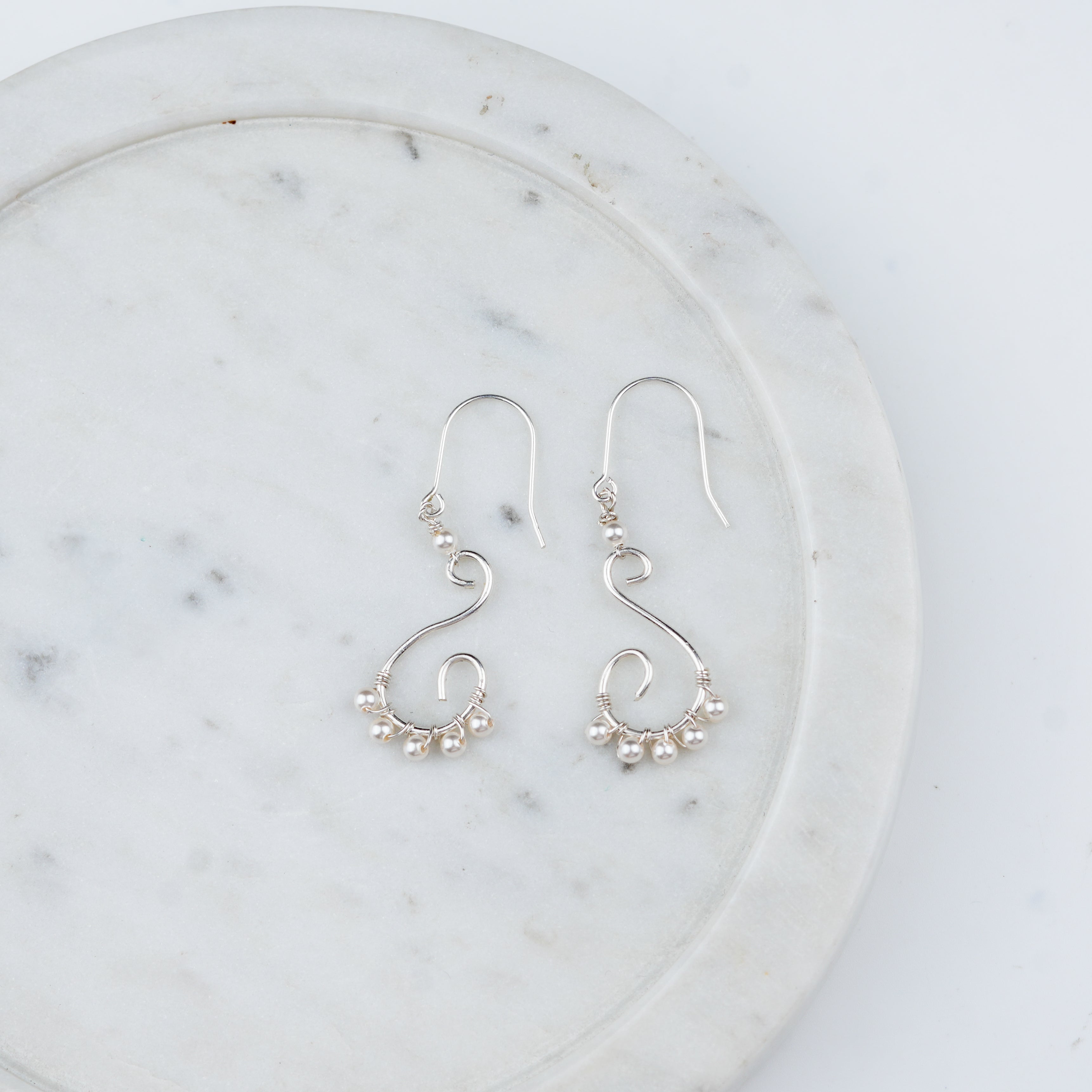 Wire-Wrapped Pearl Earrings (Project Handmade)