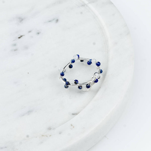Project Handmade Lapis Lazuli Turquoise & Pearl Earrings