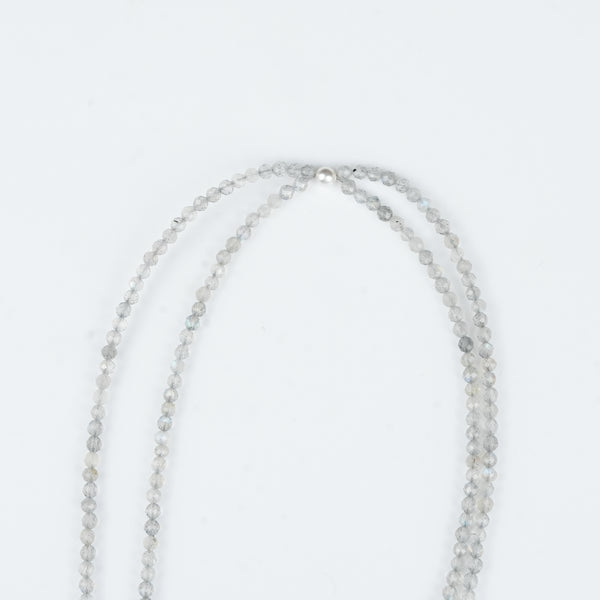 Handcrafted gemstone and pearl necklace for women