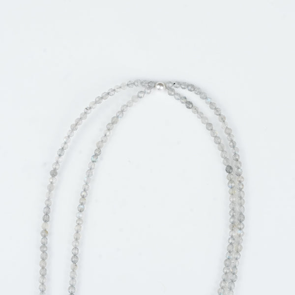 Handcrafted gemstone and pearl necklace for women