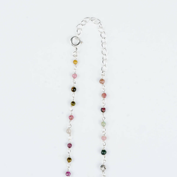24-inch gemstone Ganthan necklace for festive and traditional wear