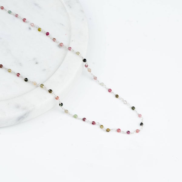 Close-up of Tourmaline Ganthan Necklace craftsmanship