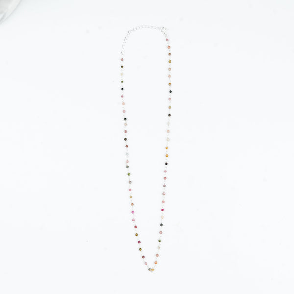 Premium 92.5 sterling silver Tourmaline Ganthan Necklace