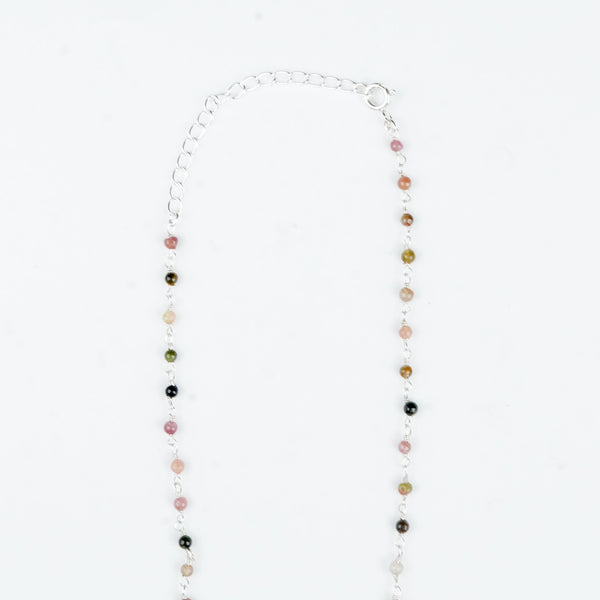 20-inch gemstone Ganthan necklace for festive and traditional wear
