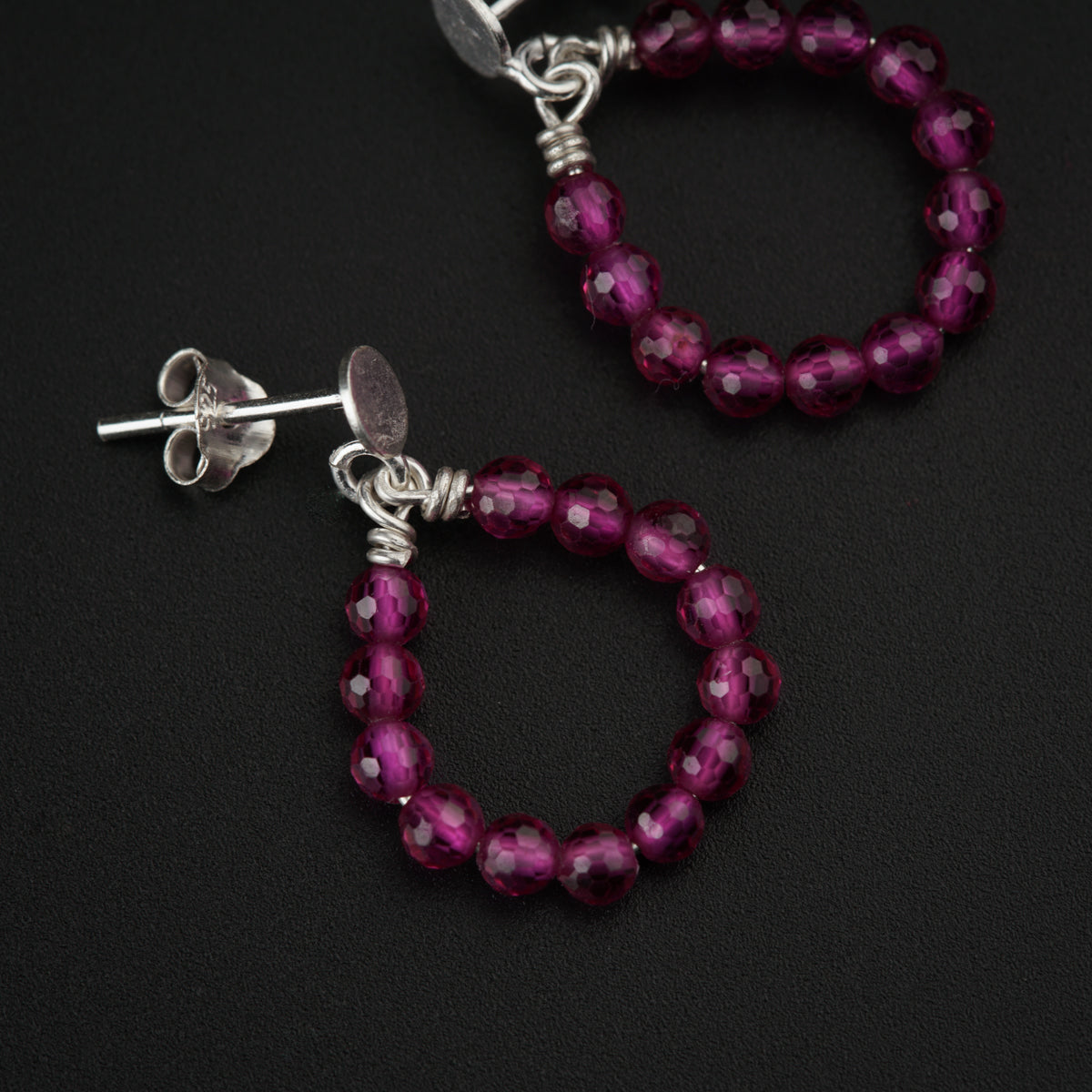 Ruby Studs Earring