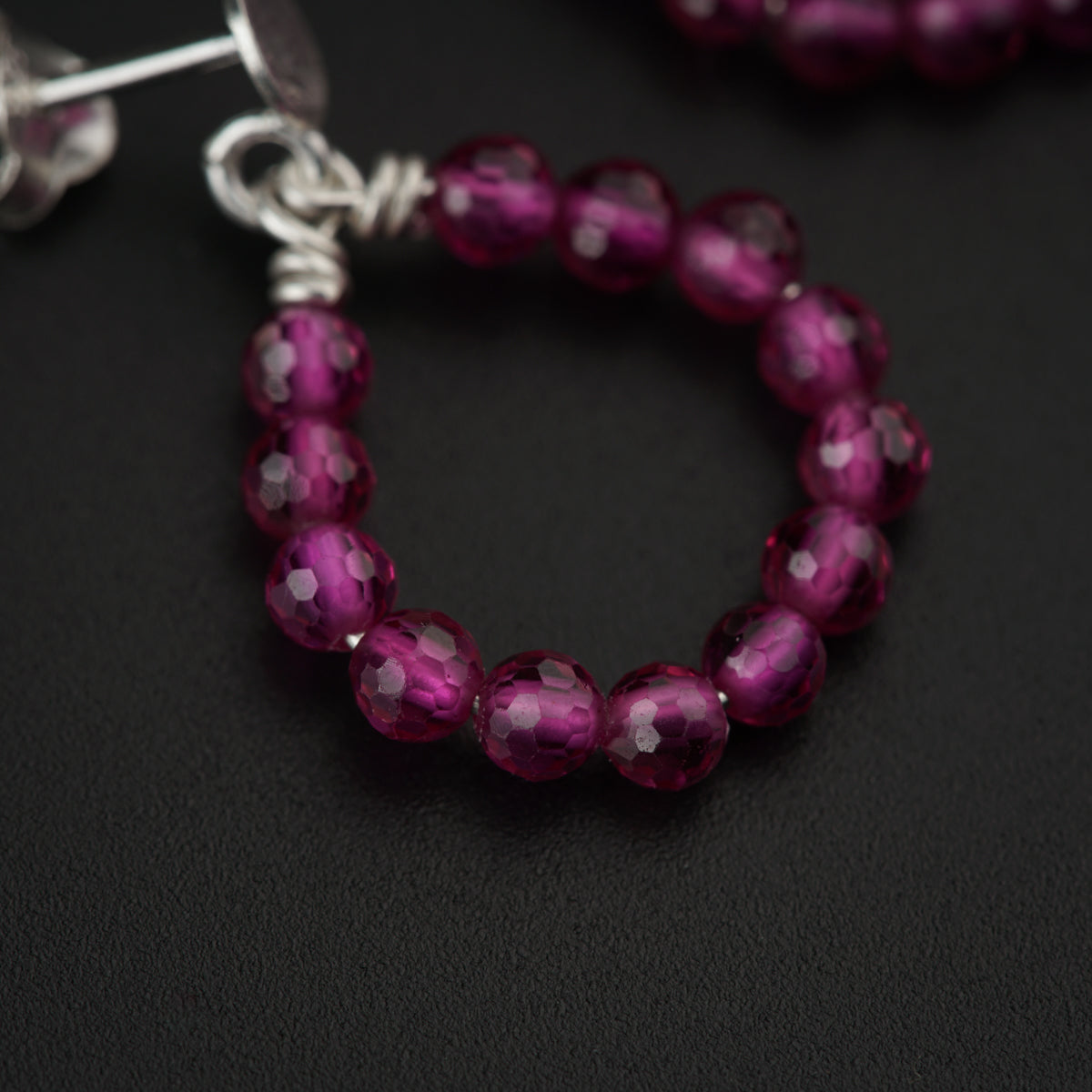 Ruby Studs Earring