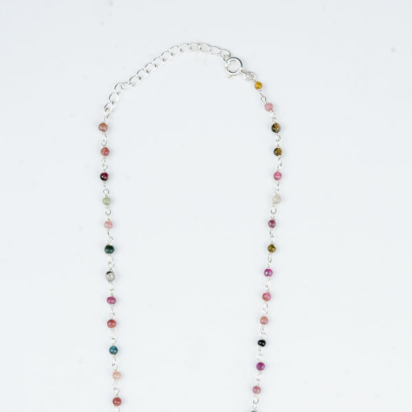 26-inch gemstone Ganthan necklace for festive and traditional wear
