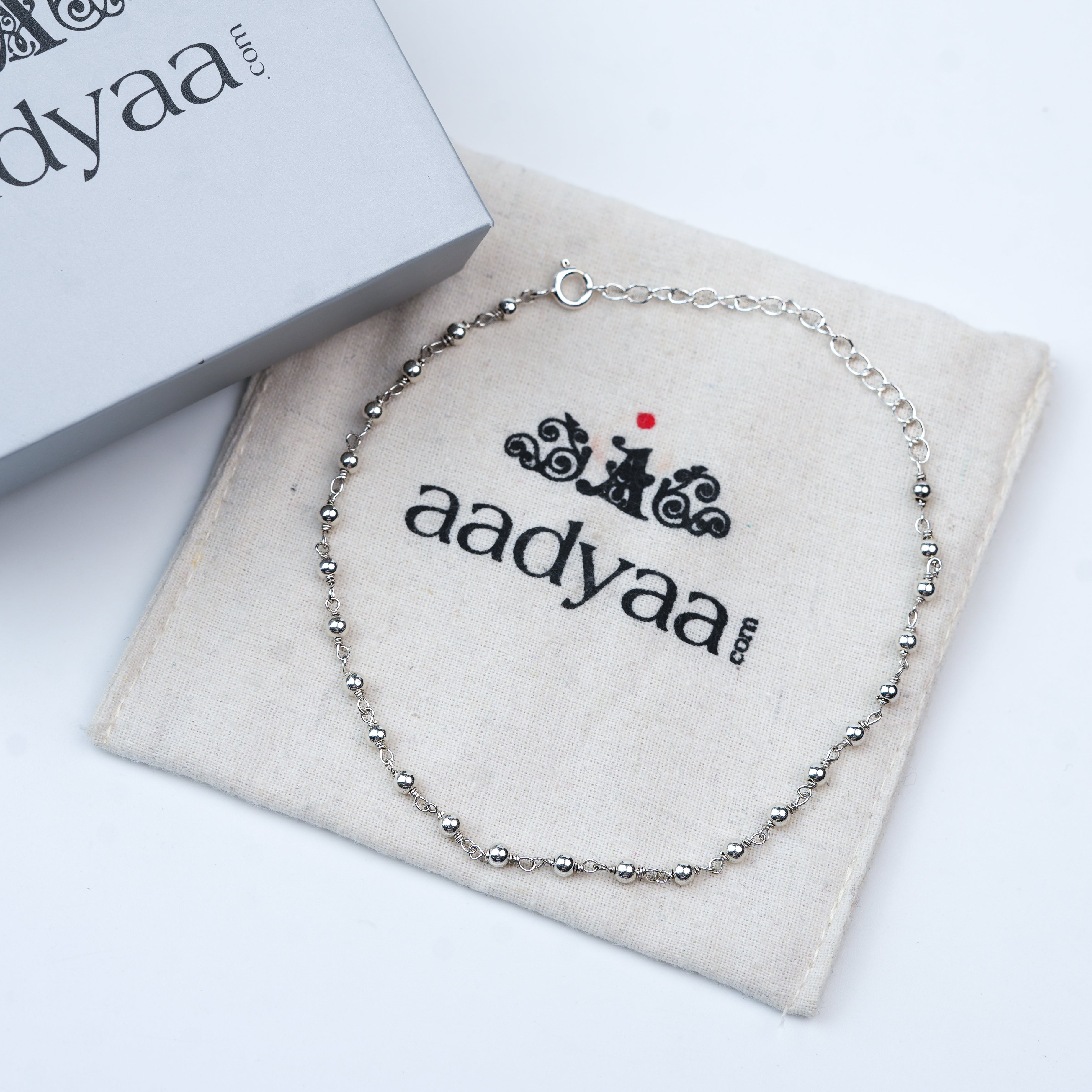 Silver Sarmanee Ganthan Anklet
